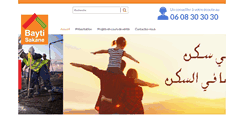 Desktop Screenshot of bayti-sakane.com